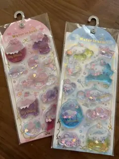 サンリオ　ウォーターインシール　シナモロール&マイメロ