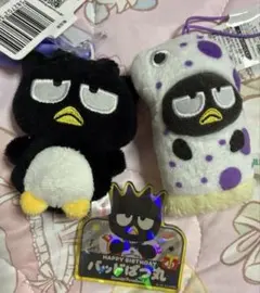 サンリオ バッドばつ丸 ぬいぐるみ マスコット アクリルバッジ セット