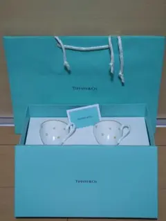 Tiffany & Co. ティーカップ2個セット バレー