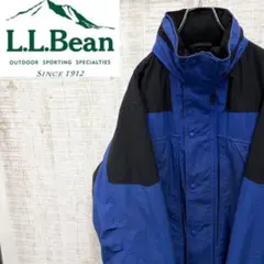 KP81《刺繡ロゴ》エルエルビーン　中綿ナイロンジャケット　90s