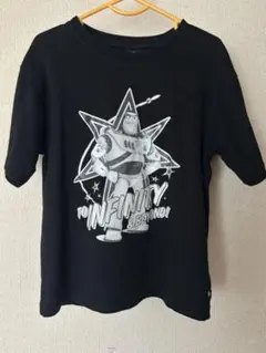 ベビードール　トイストーリー バズライトイヤー Tシャツ ブラック　130のサムネイル