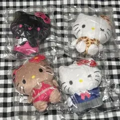 ハローキティ ガチャ マスコット 4点セット