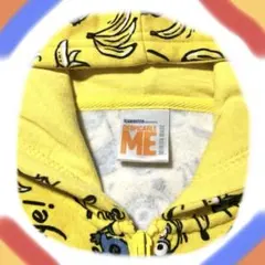 【美品】ミニオンズパーカー160㎝M 黄色　裏起毛　ユニバ　男の子女の子