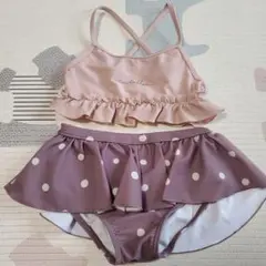 女の子用フリル付き水着 セパレート 95size