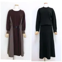 【ゆう様専用✨】ミラオーウェン❤️ラメニット✨セットアップ✨ブラック