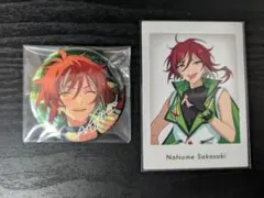 あんスタぱしゃっつ 缶バッジ 10周年 展示会 逆先夏目 2点セット