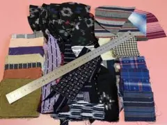 布のはぎれセット 382g 久留米絣他