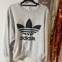 C*K様 90s アディダス デサント スウェット トレーナー　ビッグトレフォイ