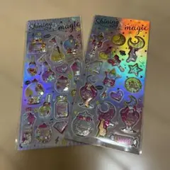 3Dシール　立体シール　グリッターシール　しゃかしゃかシール　②