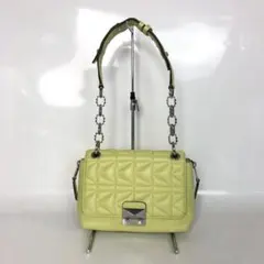 カール ラガーフェルド K キルティング ステッチ チェーン ショルダーバッグのサムネイル