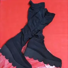 2/25迄値下げ　Farandole　厚底ブーツ　ブラック