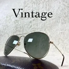 美品　60s~70s　ビンテージサングラス　アビエーター　グリーンレンズのサムネイル