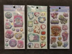 ポップデコパーティー　わたあめカプセルシール3枚セット