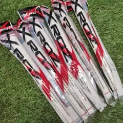 ロマロ XROZ グリップ ホワイト/レッド バックライン有り 6本セットのサムネイル