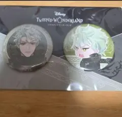 ツイステ展 セベク 缶バッジセット 常夜の甲冑 ＋ ランダム缶バッジ 2