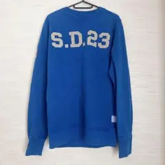 SUPERDRY S.D.23 トレーナー 青 ブルー ロゴトレーナー