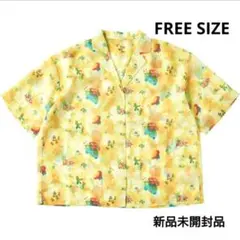 シアー開襟シャツ みだれざき ポケモン Pokemon 新品未開封品 アロハ 