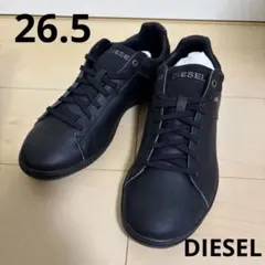 DIESEL スニーカー ブラック 黒 メンズ レザー EUR41 26.5のサムネイル