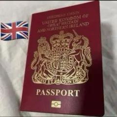 MI6 UK イギリスパスポートオールカラー大英帝国旅券 英国軍　イギリス軍　赤のサムネイル