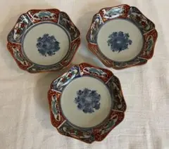 ★有田焼　雅窯　松彩　古伊万里 錦絵 銘々皿 小皿 豆皿 取り皿 銘あり　3枚
