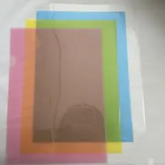 クリアファイルA4サイズ　4枚セット