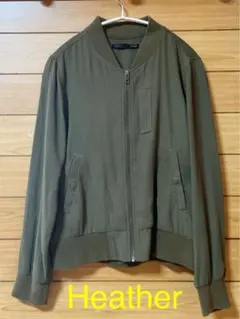 Heather MA-1 シースルーブルゾン