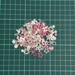 ネイルパーツ　ピンク　ホワイト