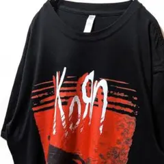 KORN コーン シャドウマン デカロゴ Tシャツ ブラック 黒 XL 古着