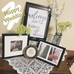 ウェルカムスペース〝Luna〟　ウェルカムボード　まとめ売り　結婚式　飾り　黒