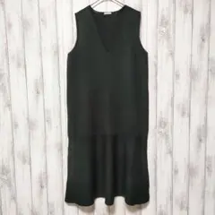 GU　(XL)　マーメイド ニットジャンパードレス　ブラック　大きいサイズ