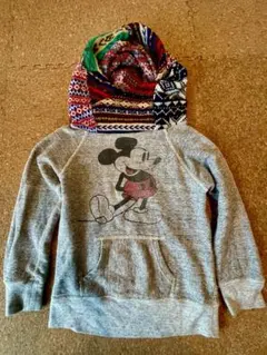 ミッキー　スウェットパーカー 110cm