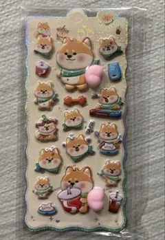 柴犬 おしり立体シール