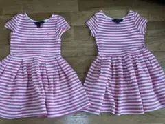 ラルフローレン　ワンピース双子セット110