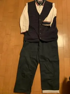 BEAMS HEART セットアップ3点セット Size L ネイビー