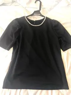 coca ブラックTシャツ　パール