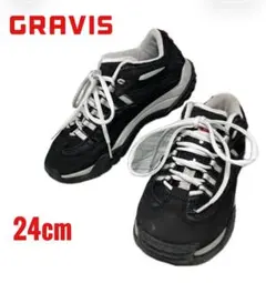 GRAVIS スニーカー ブラック 24cmのサムネイル