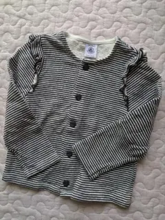 PETIT BATEAU マリニエールカーディガン 24m　86cm