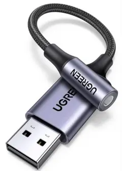 UGREEN USB オーディオ 変換アダプタ 変換ケーブル
