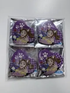 忍たま乱太郎 ナンジャタウン 平滝夜叉丸 ハート缶バッジ 4点セット❶