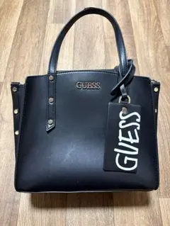 GUESS ブラック ハンドバッグ