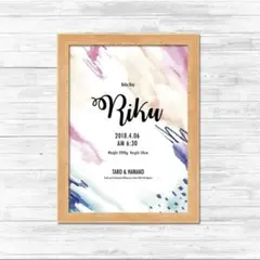 赤ちゃん 命名書♡バースデーポスター