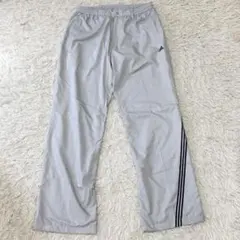 アディダス　adidas ゴルフパンツ　グレー　スリーライン　L