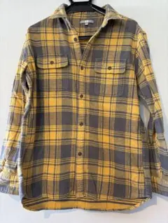 ネルシャツ イエロー