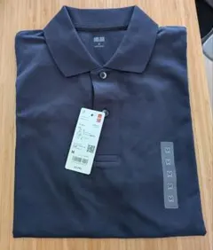 【新品】UNIQLO ドライカノコポロシャツ M ネイビー
