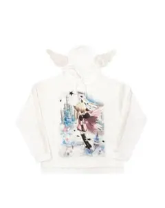 CFIERCE white angel hoodie y2k パーカー 羽 - メルカリ