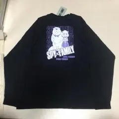 新品タグ付 SPY×FAMILY ロンT 黒 3L-4L アーニャ ボンド 長袖