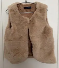 Moujonjon ベージュ ベスト 110