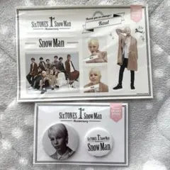 SnowMan ラウール 缶バッジ ステッカー セット