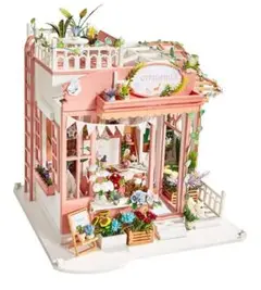 可愛いフラワーショップのドールハウスキット・未開封品・花屋
