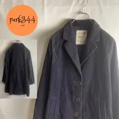 【OLIVE des OLIVE　パープル　コーデュロイ　チェスターコート】